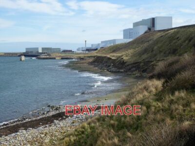 PHOTO  SKATERAW HARBOUR AND TORNESS NUCLEAR POWER STATION ALONG THE SHORE TORNES