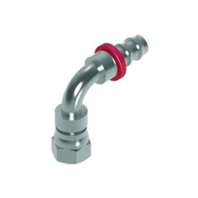 Jic Buchse X Schlauch Aufdruck 90° Gefegt Schwanz, Hydraulikadapter, All Größen