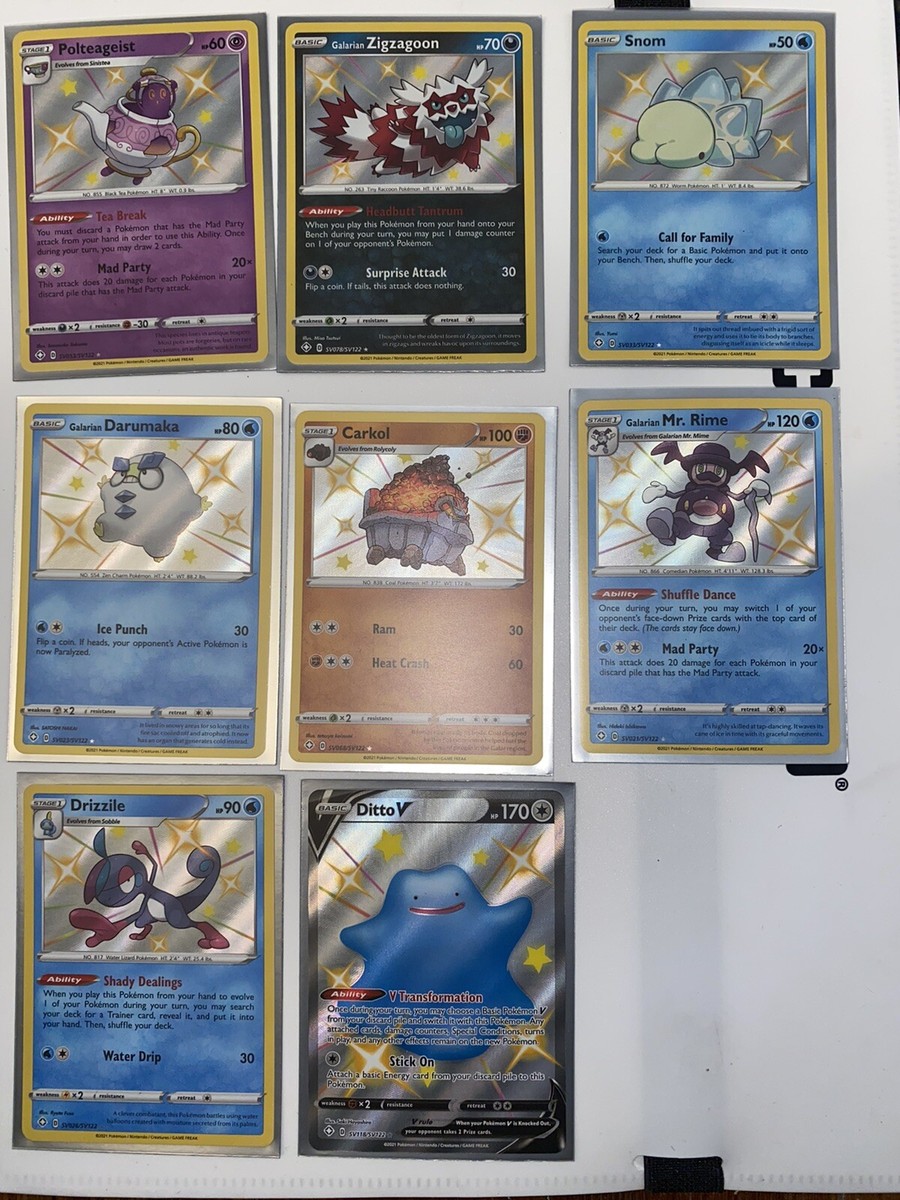 Shiny Pokmon Tcg Cards Lot Of 8 Shining Holo Ultra Rare Cards Mint