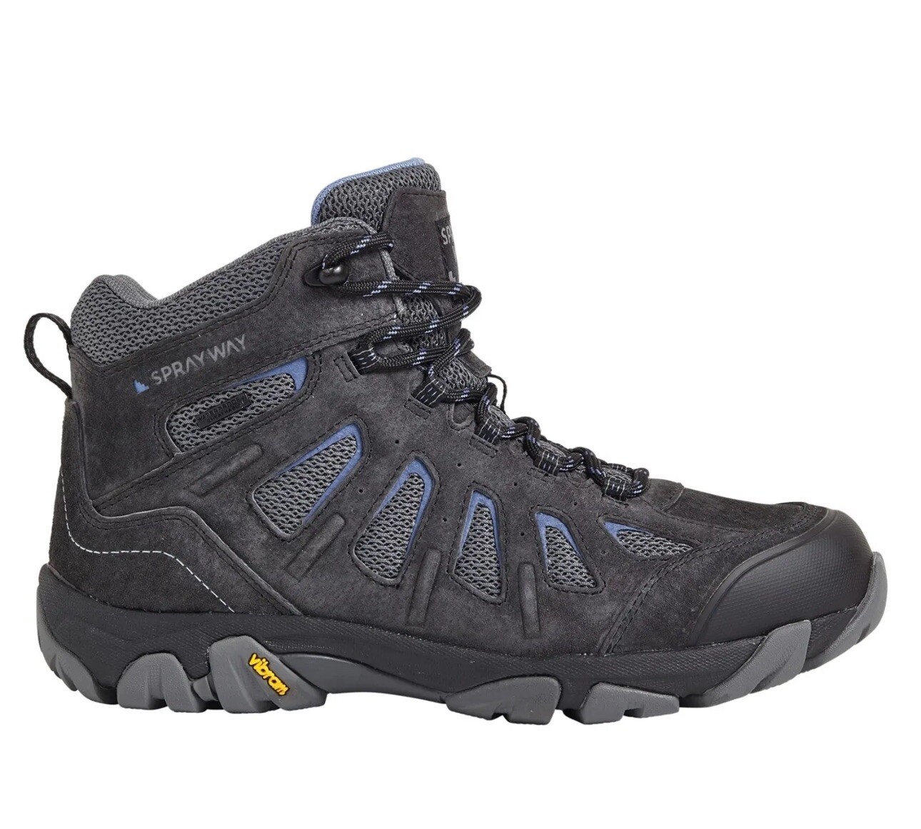 Botas de caminar impermeables Spray Way Vibram para hombre - talla 7UK EU41 (REFG7)