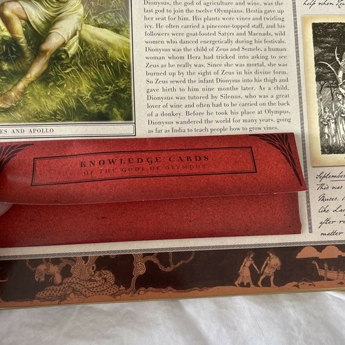 Mythology Hardcover Book By Lady Hestia Evans Illustrations & Knowledge Cards - Picture 6 of 7
