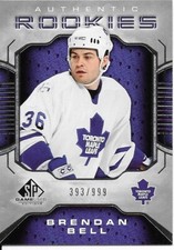 2006-07 SP Game Used BRENDAN BELL rookie card #155