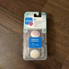 NEW MAM Air BPA Free 0-6 Months Orthodontic Pacifier