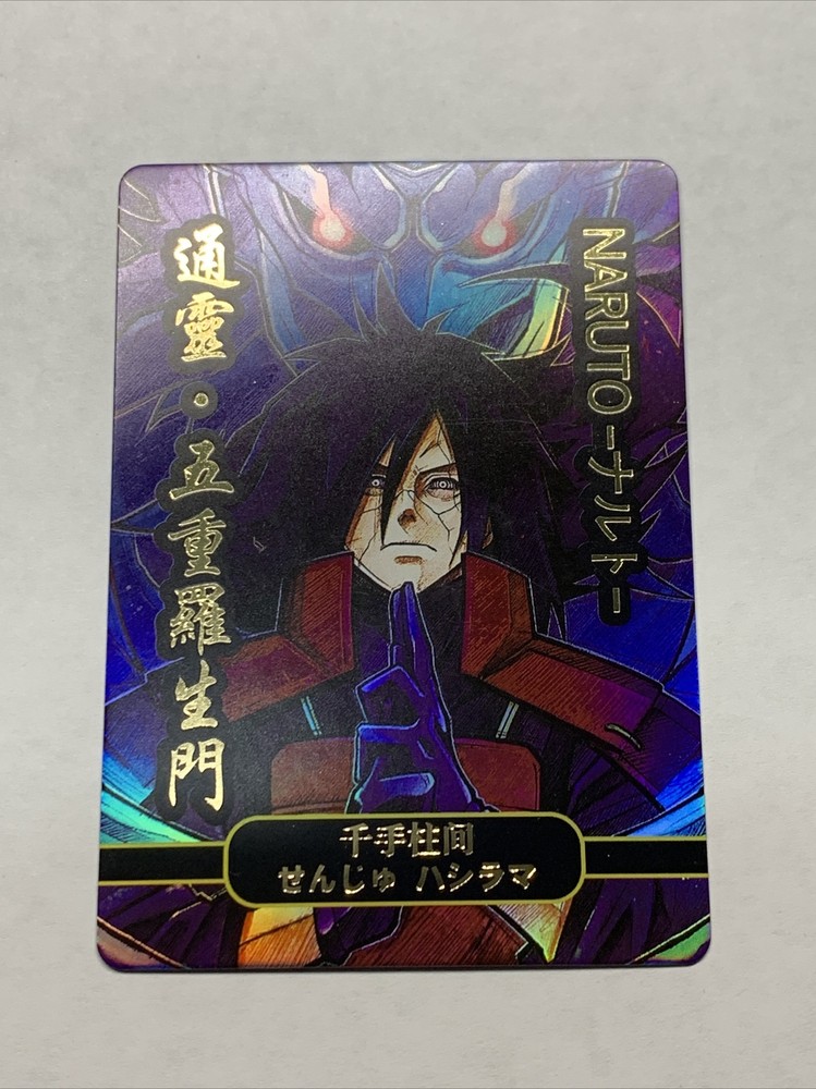 Madara Uchiha Naruto Manga Style ACG Goddess Story Waifu Card Holo Anime Art Hot