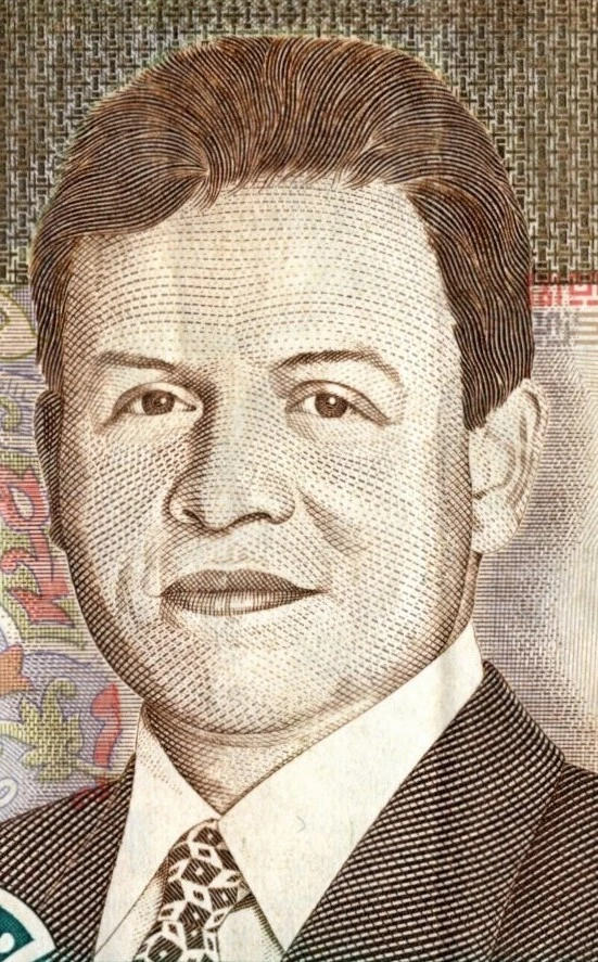 JORDAN 1999 50 DINARS BANKNOTE KING ABDULLAH II IN A SUIT, CIRCULATED - Image 4 of 4