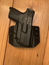 Kydex OWB Holster for Smith & Wesson M&P Shield 2.0 With Integrated Laser. 9/40
