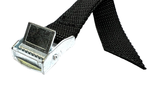 Cam Buckle Straps Metal in Black 2 x 1.5meter x 20mm - Picture 4 of 8