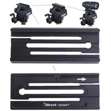 Adapter for Arca-Swiss Fit Quick Release Plate to Manfrotto Gitzo Ball Head HOT