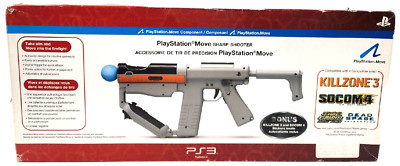 Official Sony PlayStation 3 PS3 Move Sharp Shooter Gun Controller  NISP