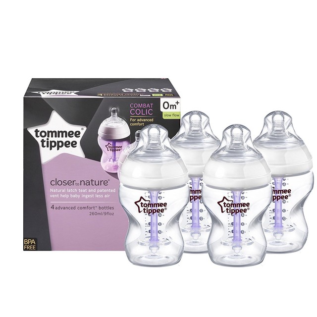 Tommee Tippee Advanced Comfort Vented Anti Colic Baby Feeding
