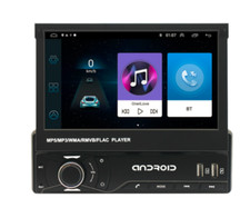 Single Din Car Stereo Touch Screen MP5 Player GPS Navigation WiFi BT 2USB A2DP