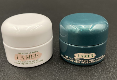 2 PC La Mer-Moisturizing & Rejuvenating Night Cream-Sample Size Unspecified-NEW!