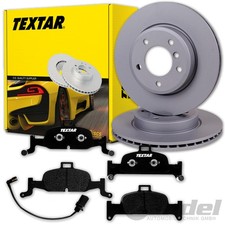TEXTAR BREMSSCHEIBEN 338mm + BELÄGE VORNE passend für AUDI A4 B9 W8 + A5 F5