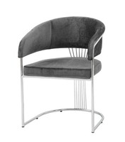 Esszimmer Luxus Stuhl Grau Modernen Designen LehnstüHle MöBel Hochwertig