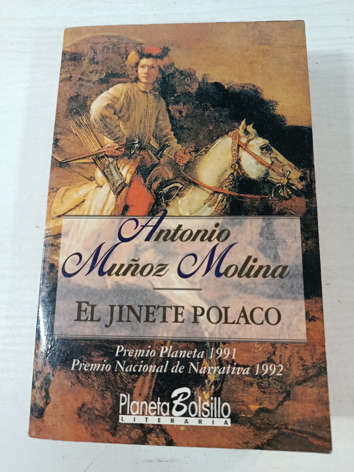 El Jinete Polaco Antonio Muñoz Molina (1995) Planeta Paperback Spanish Novel