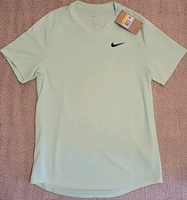 Nike Court Dri-fit Victory Tennis Shirt Top V Neck Men's S NWT CV2982-376