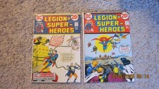 VINTAGE BRONZE AGE LOT OF 2 DC COMICS LEGION OF SUPERHEROES 2 AND 3 VF