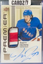 2024-25 Premier MATT REMPE - Bronze Auto Rookie Patch /249