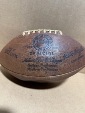 Vintage Thorp Sporting Goods  NFL Football Pete Rozelle THE DUKE 1965