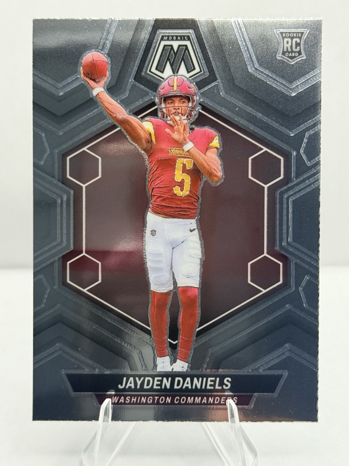 Jayden Daniels 2024 Panini Mosaic #302 Rookies (RC) Commanders