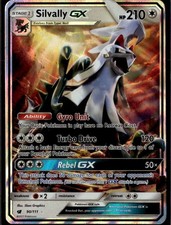 Silvally GX Ultra Rare SM Crimson Invasion 90/111 Colorless Holo Pokemon Card