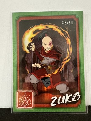 2021 Topps Zuko Green 38/50 Avatar The Last Airbender Topps on demand #9