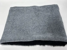 Grey Winter Fleece Neck Warmer Thick Knit Windproof Gaiter for Men / Women - New