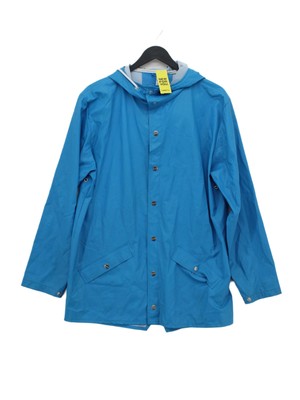 Regenjacke Herren S blau andere mit Polyester Regenmantel