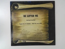 Bob Evans & Leon Brent He Lifted me private label Gospel EX