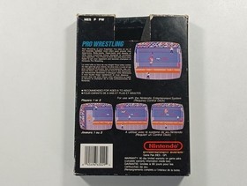 PRO WRESTLING NINTENDO NES PAL-FRA (VERSION ASD) - (COMPLETE - BOX DAMAGED)