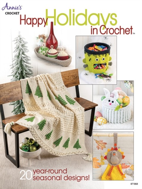 Happy Holidays in Crochet: 20 year-round seasonal by Annie's Crochet (PB 2023) - Image 4