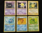 1st Edition Base Set Shadowless Lot Of 6 Pokemon 1999 WOTC