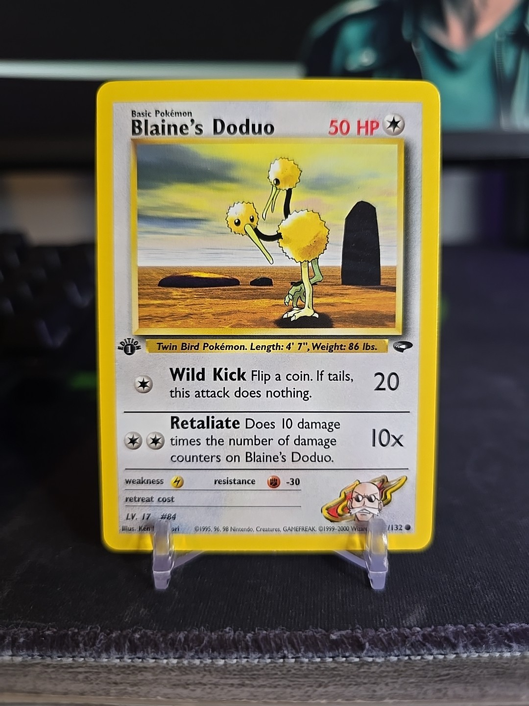 1st Edition Blaine’s Doduo 61/132 - Gym Challenge - Near Mint / Pack Fresh Mint