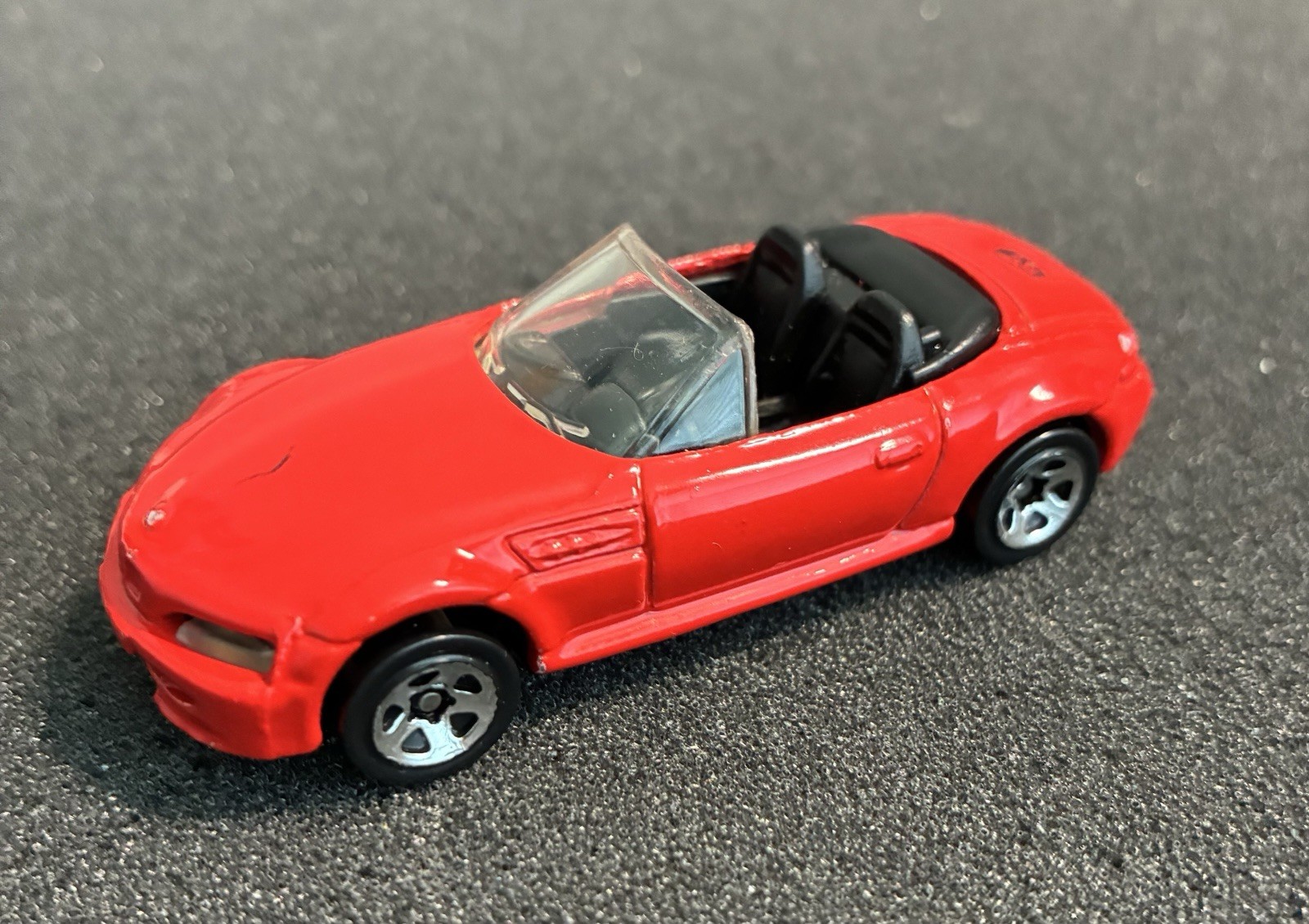 Hot Wheels 2000 #100 BMW M Roadster Z3 Red Chrome 5-Spoke Wheels 