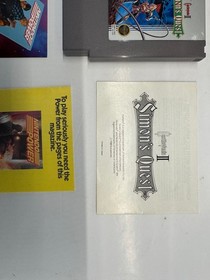 Castlevania II Simon's Quest NES Complete In Box CIB NEAR MINT! L@@K!