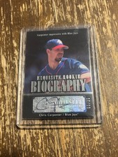 2007 Upper Deck Exquisite Chris Carpenter Rookie Biography Auto /20 Card. rookie card picture
