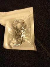 Unbranded Set Of 12 Stainless Steel Rings In Various Sizes