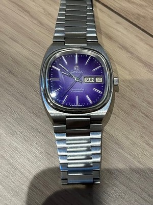 OMEGA Seamaster TV Screen 166.0213 Purple 1979 Automatic Day-Date