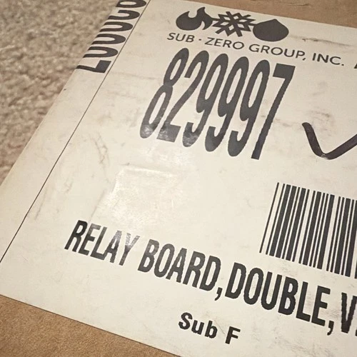 Wolf double oven Relay Board 829997 - product listing photo
