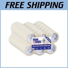 2" x 55 yds Clear Acrylic Packing Tape, 36-Pack