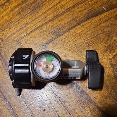 Bonsai Velocity Oxygen Gas Regulator w/ Pressure Gauge 4000 PSI MPN 0814470