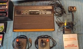Atari Video Computer System CX-2600A  Darth Vader Edition NT (19 Games)