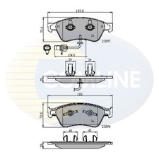 Brake Pads Set For Audi A8 D3 3.0 TDI Quattro Front Comline 4E0698151A