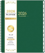 2026 Planner - 2026 Planner Weekly and Monthly, Jan 2026 - Dec 2026 9" 11"