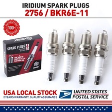 4 Pack For Ngk Spark Plugs 2756 Bkr6e-11 2756 Bkr6e11 Tune Up Kit High Quality