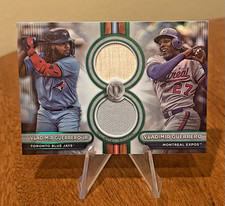 Vladimir Guerrero Jr. & Sr. /99 Dual Relic - 2024 Topps Tribute Green DR2-GG