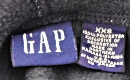 GAP Boys Hoodie, Size XXS, Blue, 100% Polyester - Picture 3 of 4