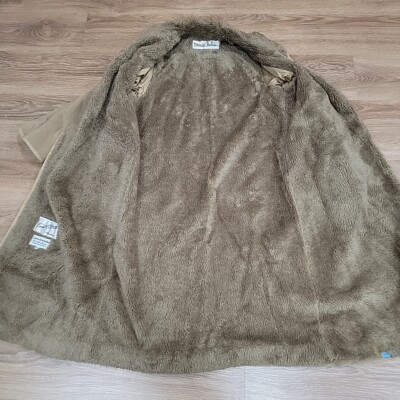 RARE VTG Bonnie Weather Wear Russ Taylor Coat Cashin Fleece Fur