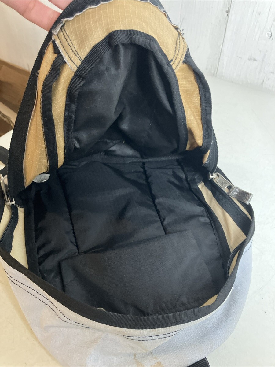 Vintage Jansport Half Pint Mini Backpack Purse Bag Blue Gray