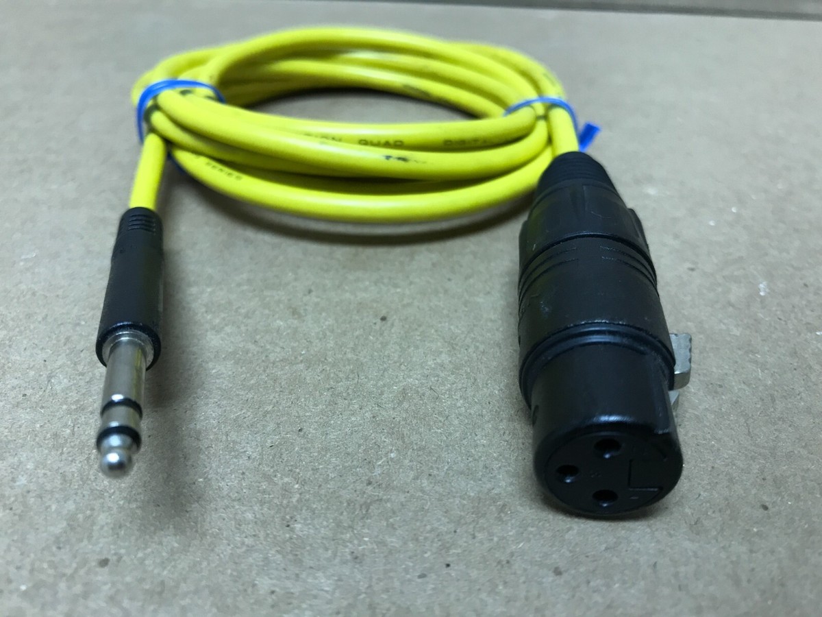 MOGAMI 2983 HIGH DEFINITION QUAD XLR 3 PIN FEMALE AUDIO CABLE 6 FT